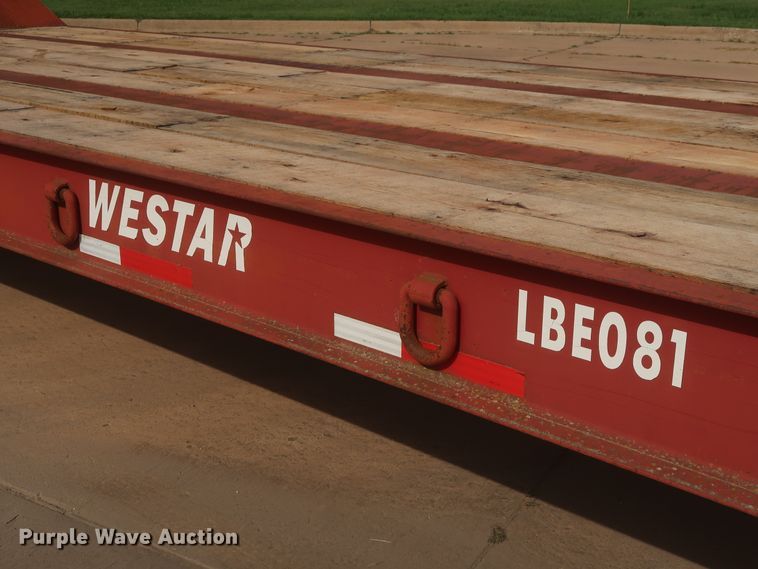 image for item HT9610 2008 Nuttall 235LB drop deck equipment trailer