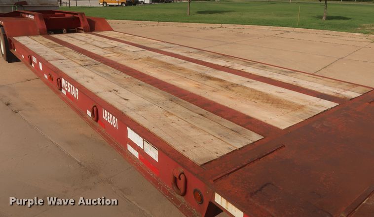 image for item HT9610 2008 Nuttall 235LB drop deck equipment trailer