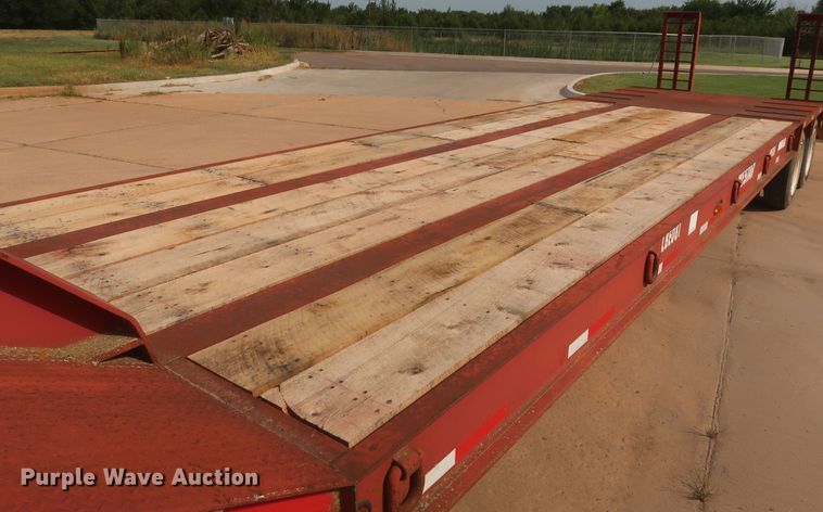 image for item HT9610 2008 Nuttall 235LB drop deck equipment trailer