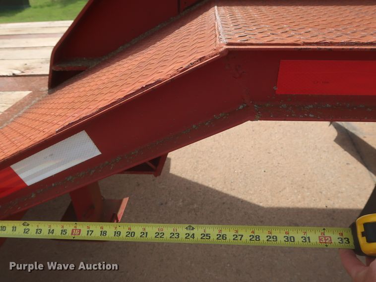 image for item HT9610 2008 Nuttall 235LB drop deck equipment trailer