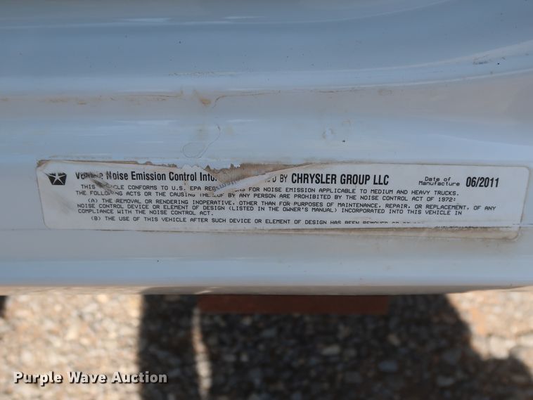 image for item HT9626 2011 Dodge Ram 5500HD  flatbed truck