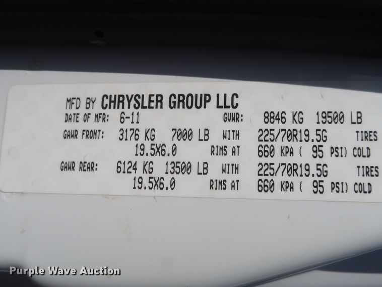 image for item HT9626 2011 Dodge Ram 5500HD  flatbed truck