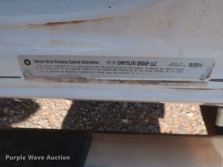 image for item HT9627 2015 Dodge Ram 5500HD  bucket truck