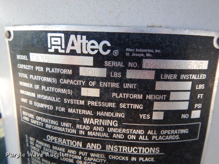 image for item DF5202 1996 Ford F450 Super Duty  bucket truck