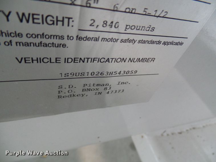 image for item DG1998 2003 Pitman 4000-T mini digger derrick