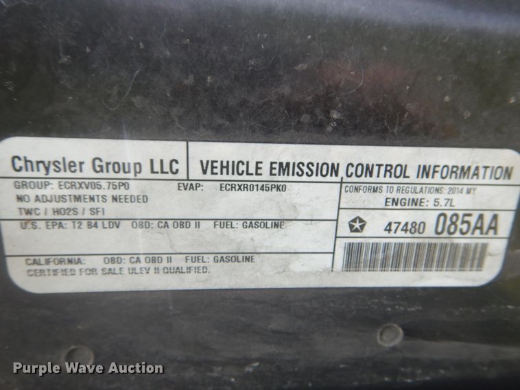 image for item DH5149 2014 Dodge Charger Police