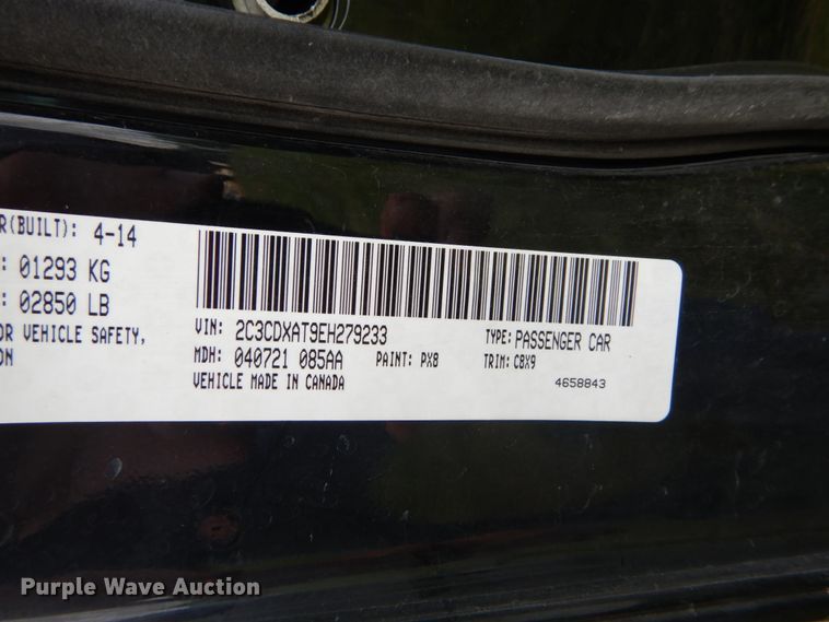 image for item DH5149 2014 Dodge Charger Police