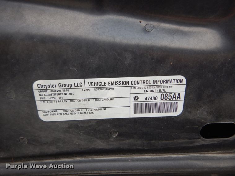 image for item DH5151 2014 Dodge Charger Police