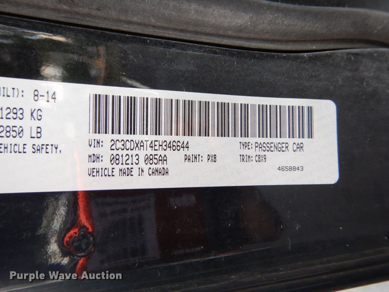 image for item DH5151 2014 Dodge Charger Police