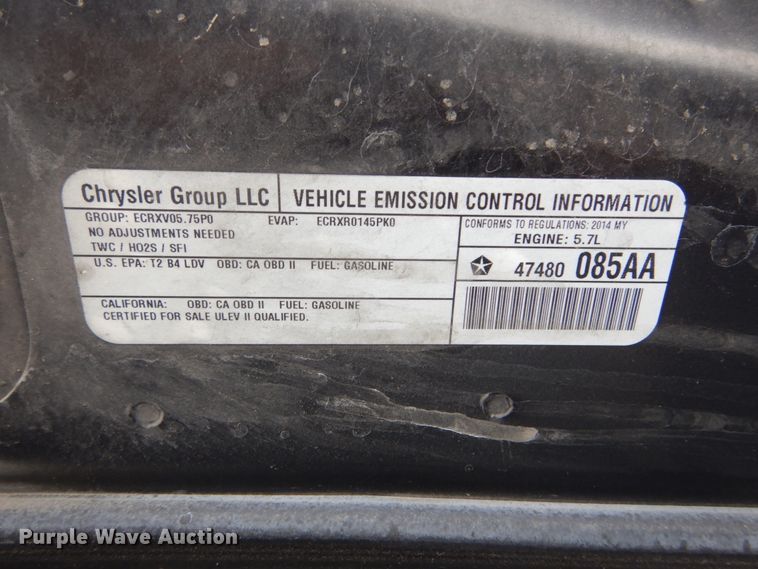 image for item DH5151 2014 Dodge Charger Police