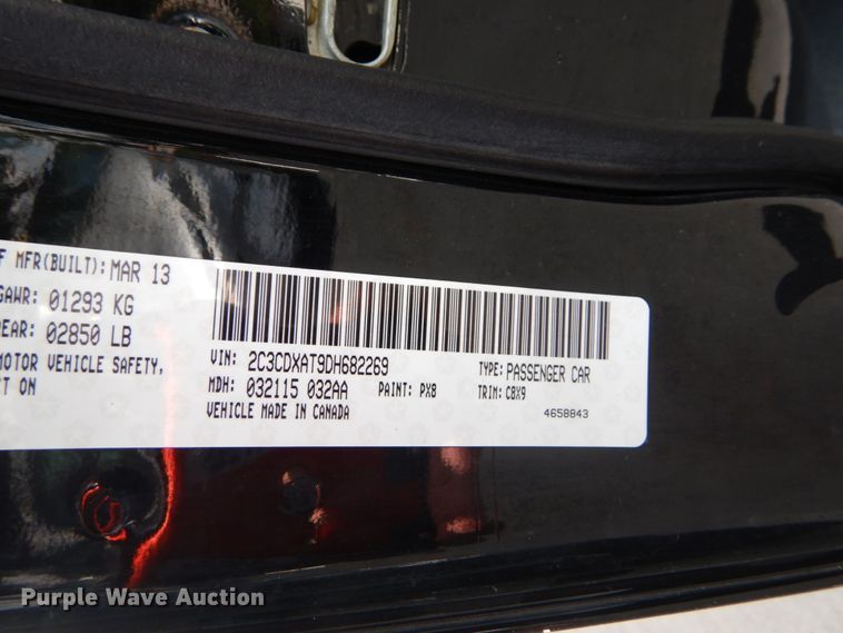 image for item DH5152 2013 Dodge Charger Police