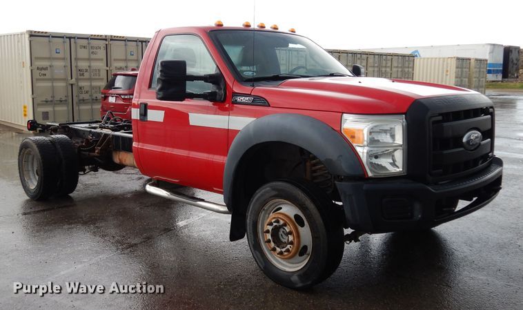 image for item DJ4357 2011 Ford F550 Super Duty XL  truck cab and chassis