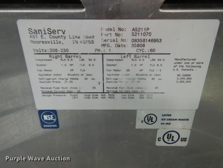 image for item FK9476 SaniServ ice cream machine