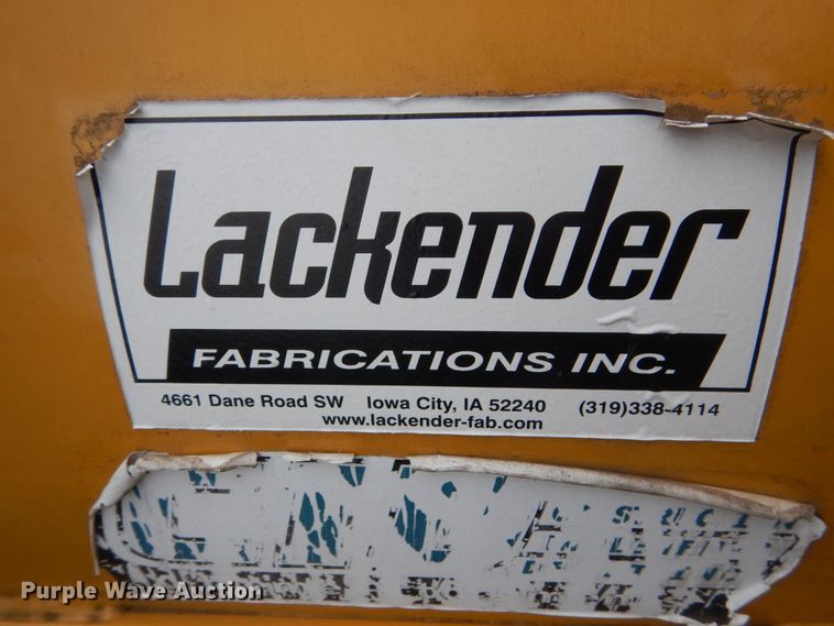 image for item FK9494 Lackender skid steer snow plow