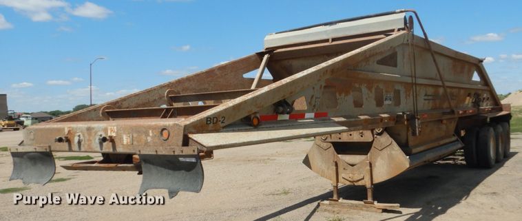 image for item FT9012 1999 Trail King TK54BDU bottom dump trailer