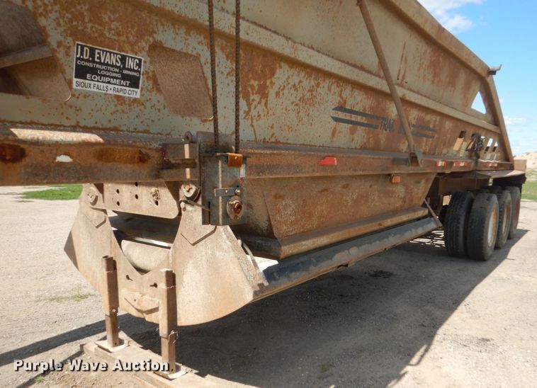 image for item FT9012 1999 Trail King TK54BDU bottom dump trailer