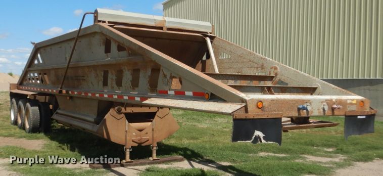 image for item FT9013 1998 Trail King 8X43 bottom dump trailer