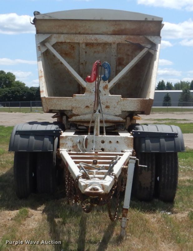 image for item FT9014 1999 Red River Dump25 bottom dump pup trailer