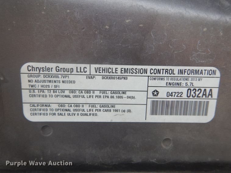 image for item GV9123 2013 Dodge Charger Police