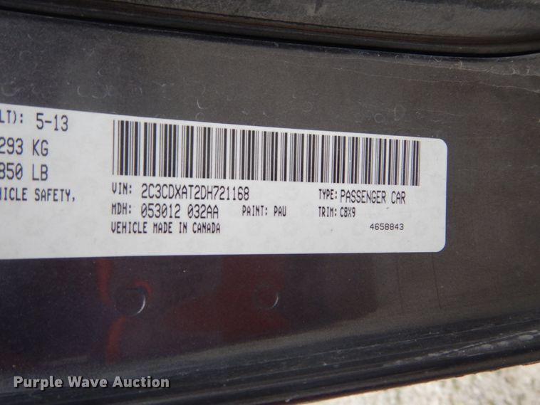 image for item GV9123 2013 Dodge Charger Police