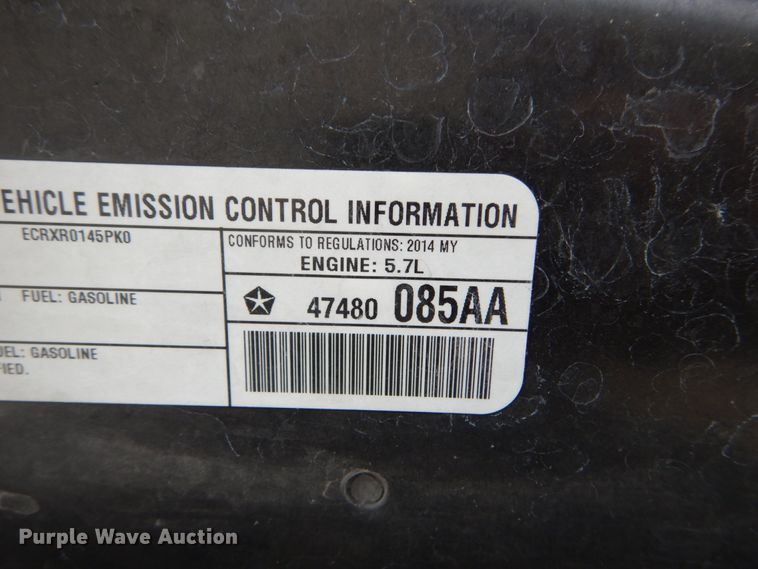 image for item GV9125 2014 Dodge Charger Police