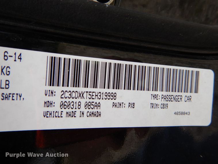 image for item GV9125 2014 Dodge Charger Police