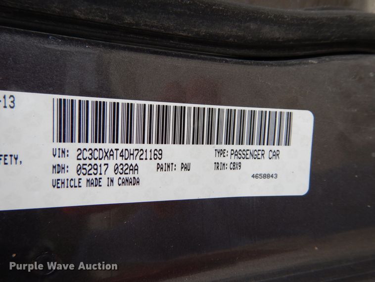 image for item GV9126 2013 Dodge Charger Police