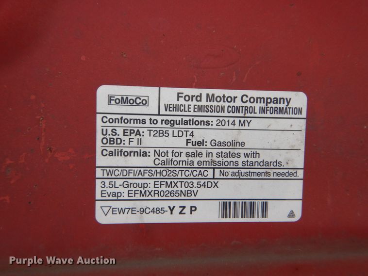 image for item GV9129 2014 Ford F150 XLT  SuperCrew pickup truck