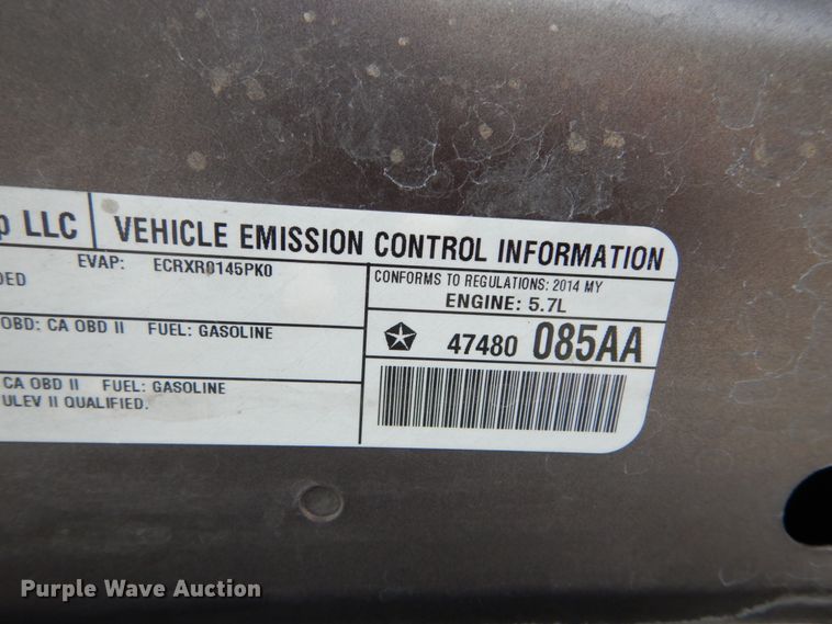 image for item GV9133 2014 Dodge Charger Police