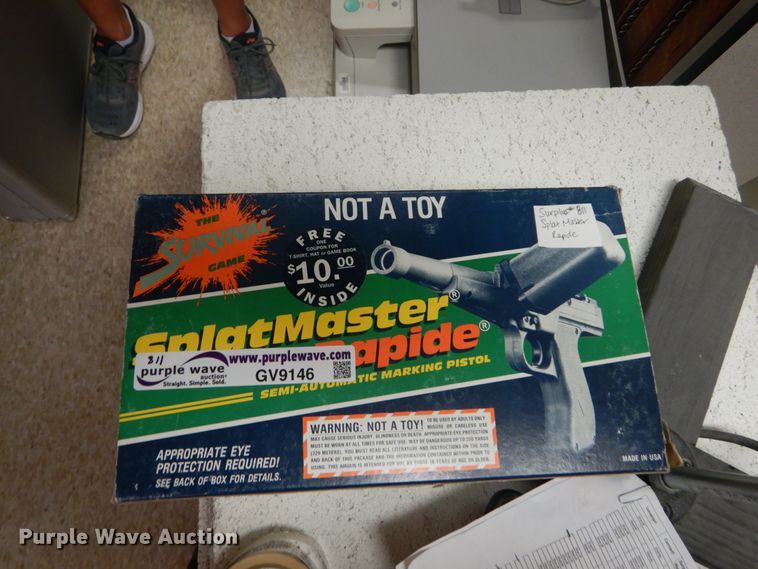 Splat Master marking pistol in Union, MO | Item GV9146 sold | Purple Wave