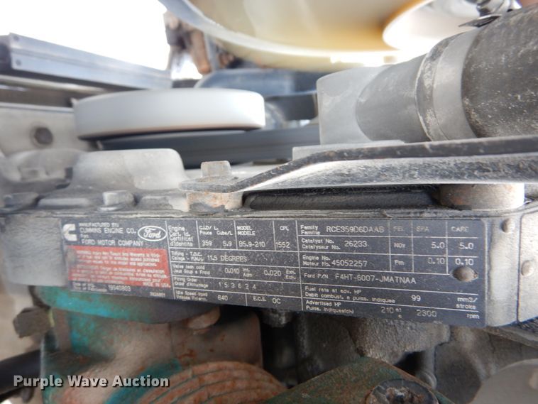 image for item GV9187 1995 Ford F800  sewer jetter truck