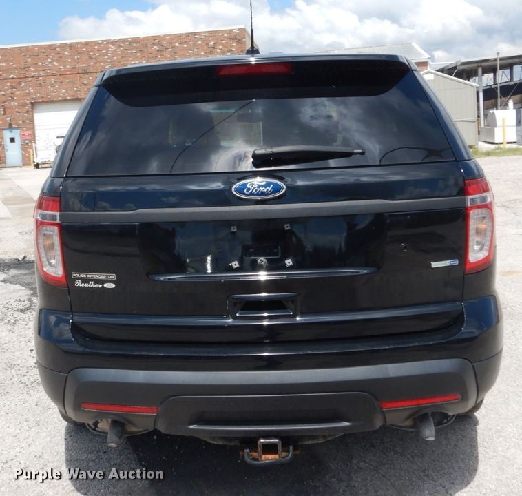 image for item GV9189 2015 Ford Explorer Police Interceptor  SUV