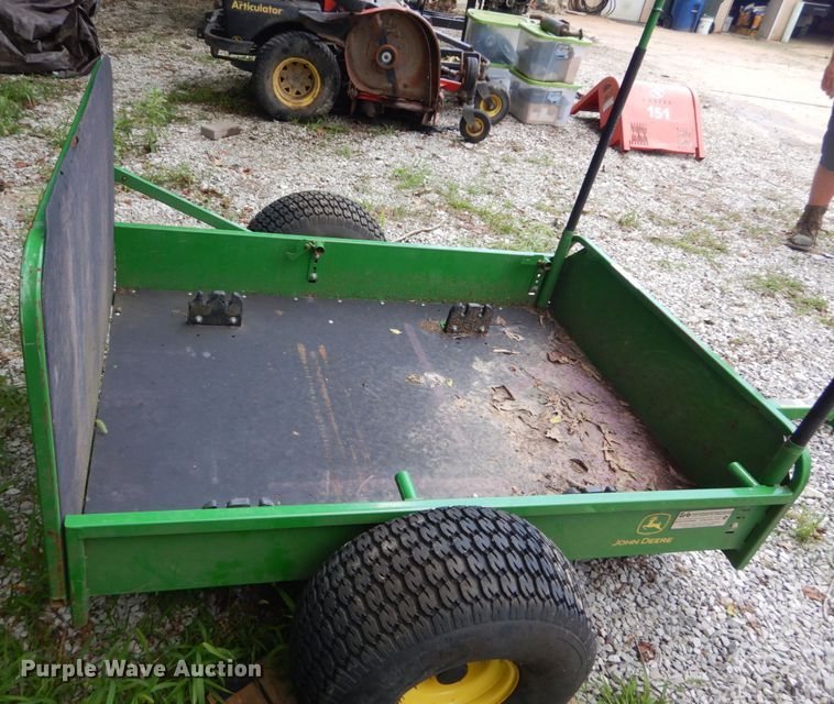 image for item GV9196 John Deere 22B WBGM greensmower trailer