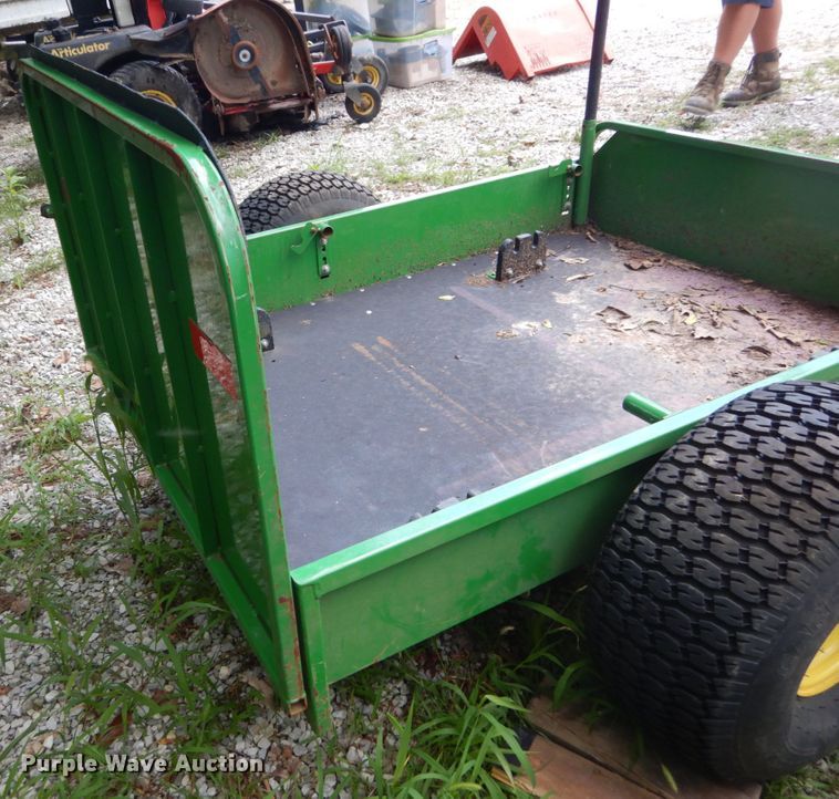 image for item GV9196 John Deere 22B WBGM greensmower trailer