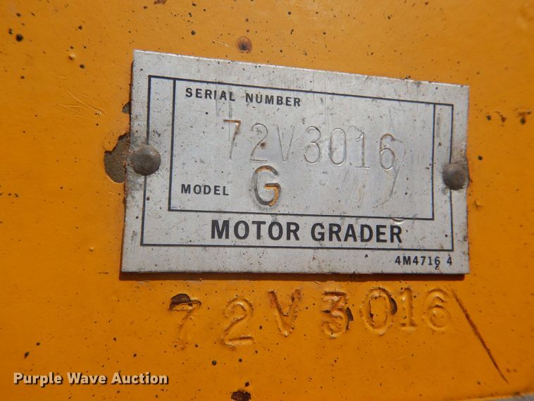 image for item GV9201 1978 Caterpillar 140G  motor grader