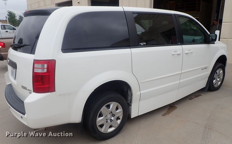 image for item GV9579 2010 Dodge Grand Caravan  Amerivan handicap accessible van