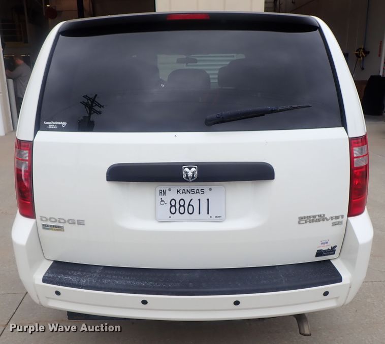 image for item GV9579 2010 Dodge Grand Caravan  Amerivan handicap accessible van