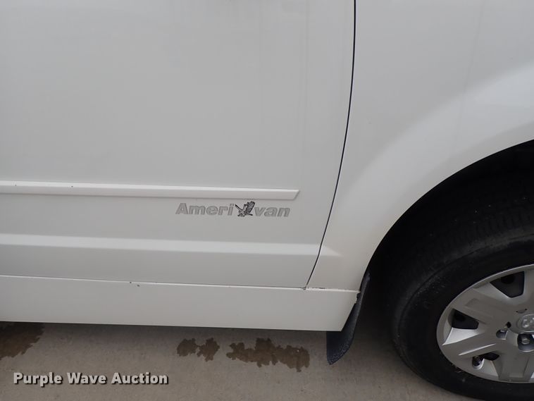 image for item GV9579 2010 Dodge Grand Caravan  Amerivan handicap accessible van