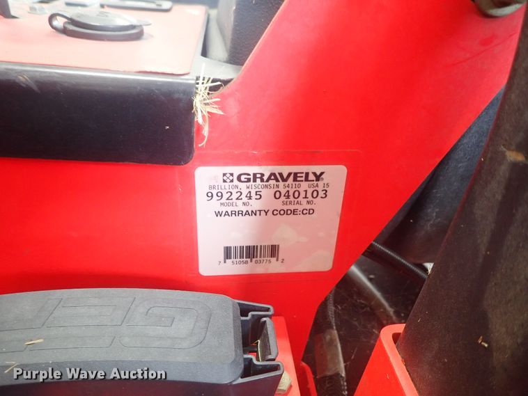 image for item GV9602 Gravely 992245 ZTR lawn mower