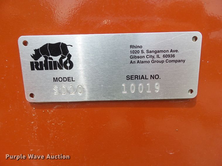 image for item GX9154 Rhino SD10 rotary mower