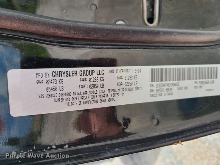 image for item GX9298 2014 Dodge Charger Police