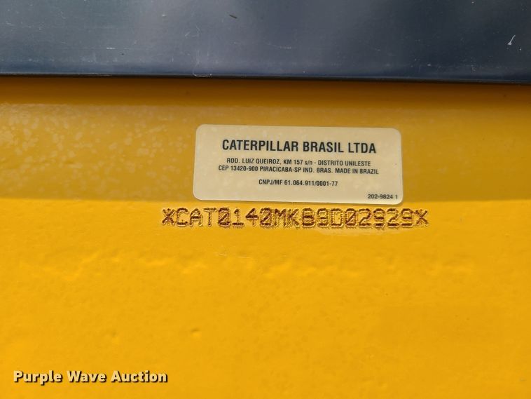 image for item GX9305 2011 Caterpillar 140M  motor grader