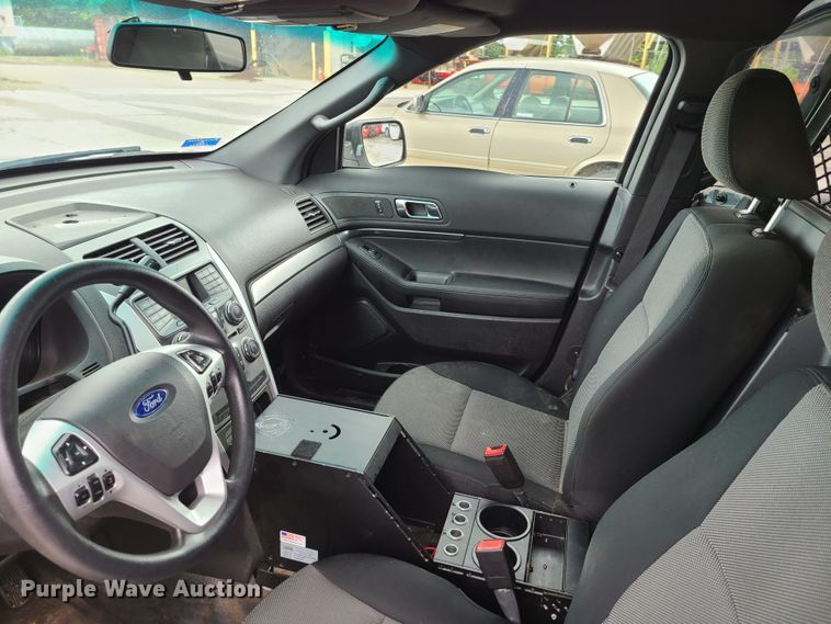 image for item GX9316 2015 Ford Explorer Police Interceptor  SUV