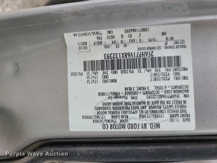 image for item GX9318 2008 Ford Crown Victoria Police Interceptor