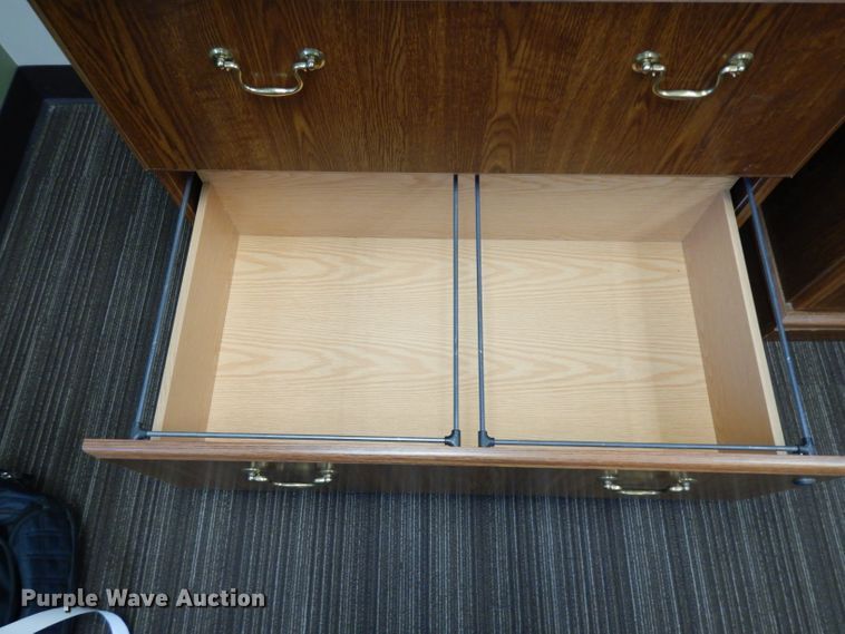 image for item HA9358 (2) wood file cabinets