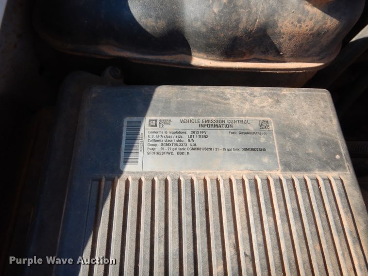 image for item HB9313 2013 Chevrolet Tahoe Police  SUV