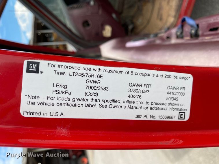 image for item HG9221 1997 Chevrolet Suburban K2500  SUV