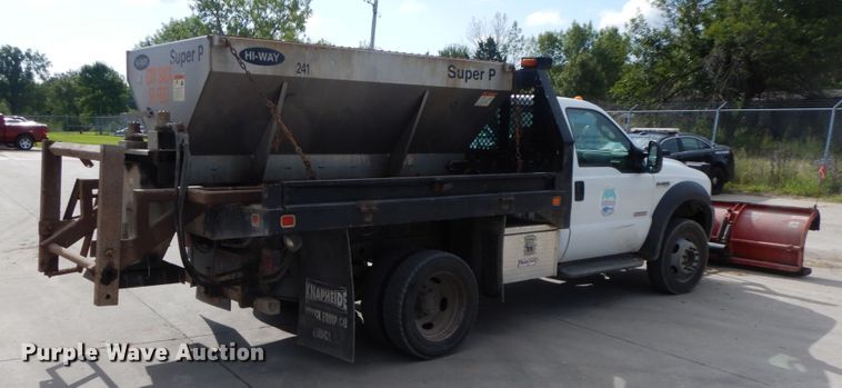 image for item HJ9511 2007 Ford F450 Super Duty XL  flat dump bed truck