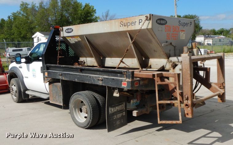 image for item HJ9511 2007 Ford F450 Super Duty XL  flat dump bed truck