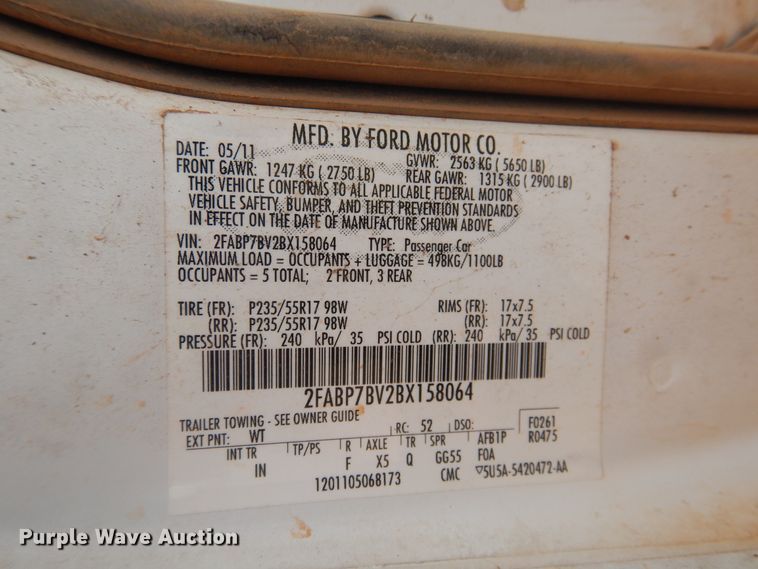 image for item HO9009 2011 Ford Crown Victoria Police Interceptor